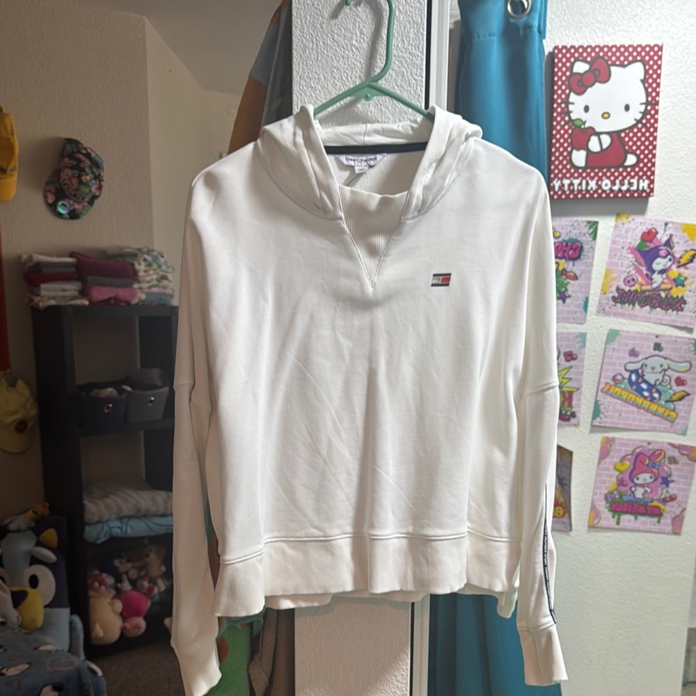 Tommy Hilfiger White Sweatshirt Hoodie